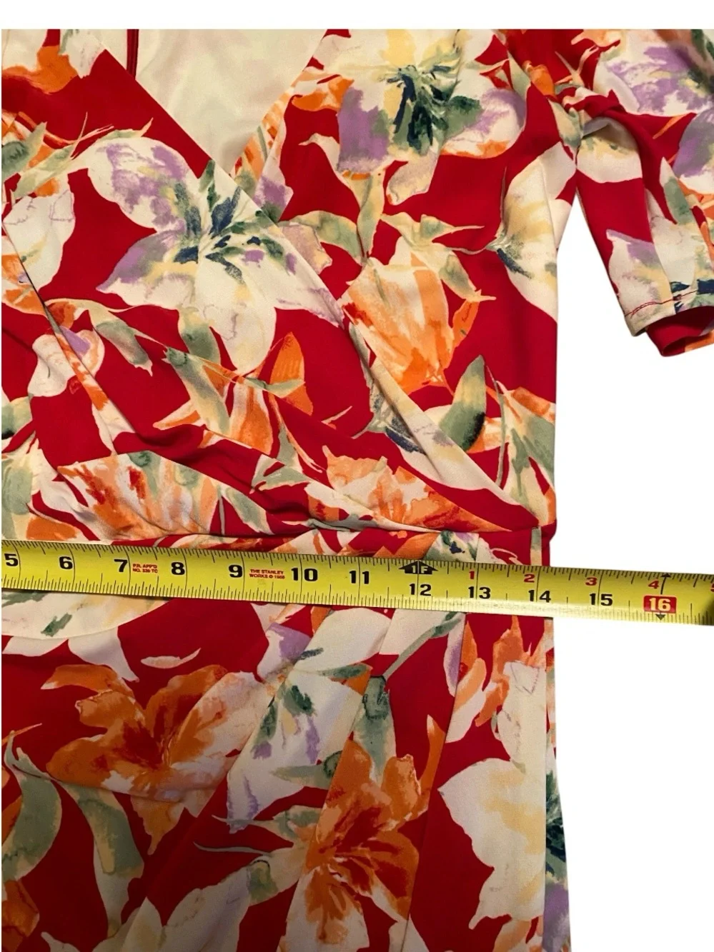 Beautiful Maggy London Multi Color Floral Midi Dress, Size 2 - Picture 9 of 10